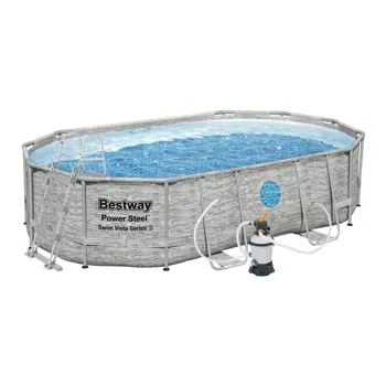 Bestway Power Steel Stacked Stone Swim Vista 4,88 x 3,05 x 1,07 m 56946