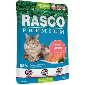 Rasco Premium Cat Adult Sterilized Salmon in Gravy 85 g