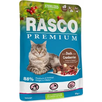 Rasco Premium Cat Adult Sterilized Duck in Gravy 85 g